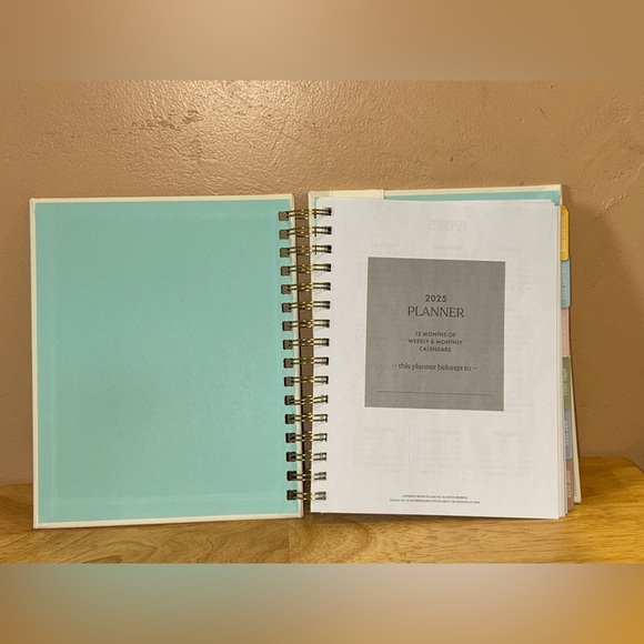 MANIFESTING MY DREAMS 12 MONTH PLANNER MADE BY ECCOLO. SPIRAL BOUND NWTS. - Picture 2 of 14